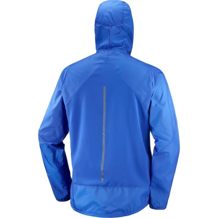 Salomon Bonatti Cross Men's Windbreaker Blue | CA 85Z49